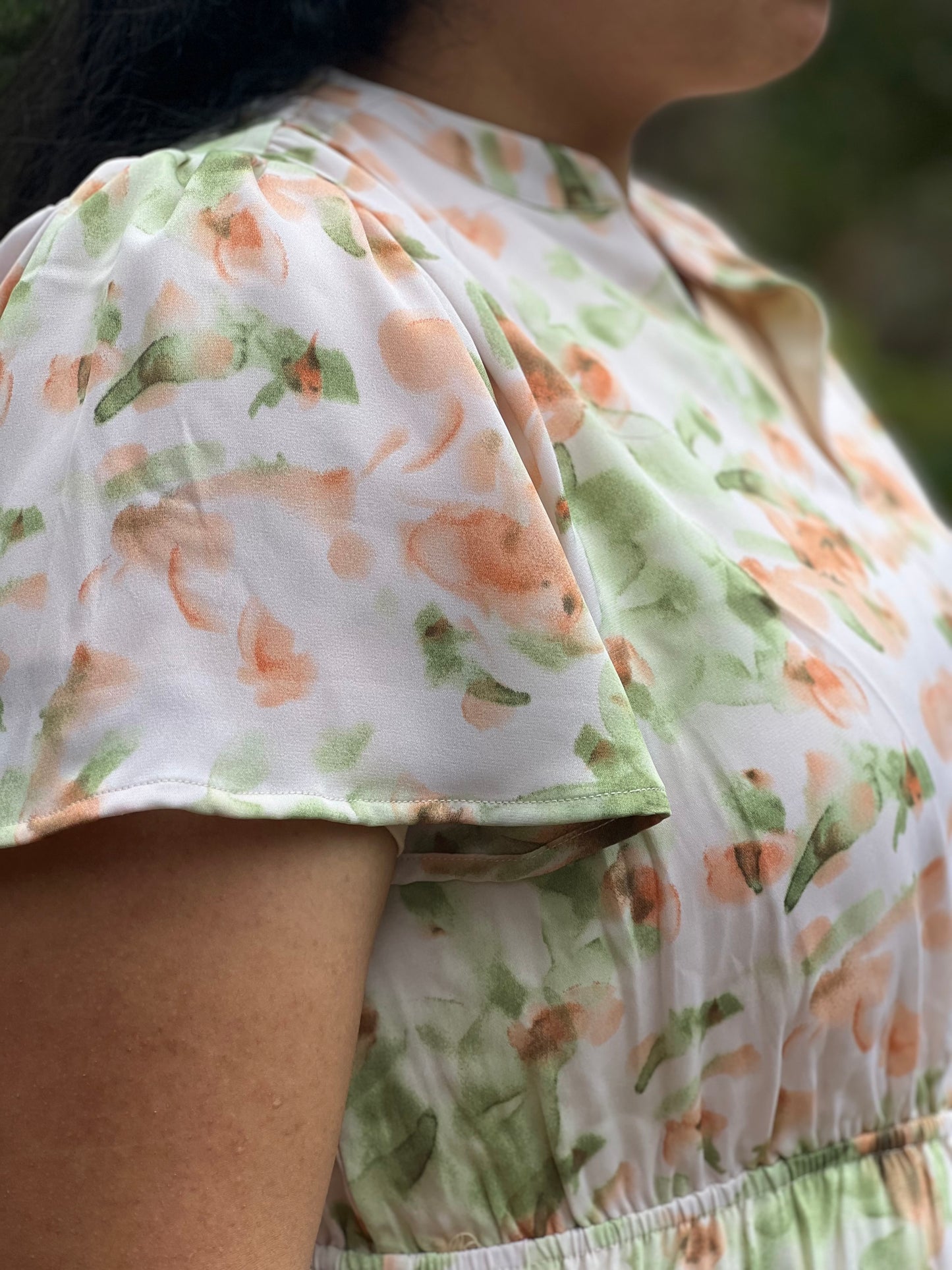 Lime Orange dress