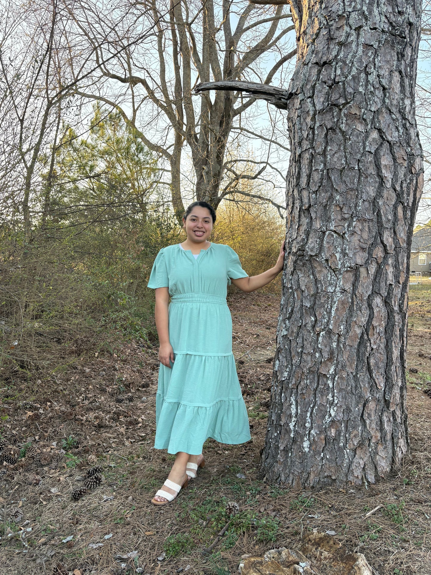 Solid Pear-licious Dress