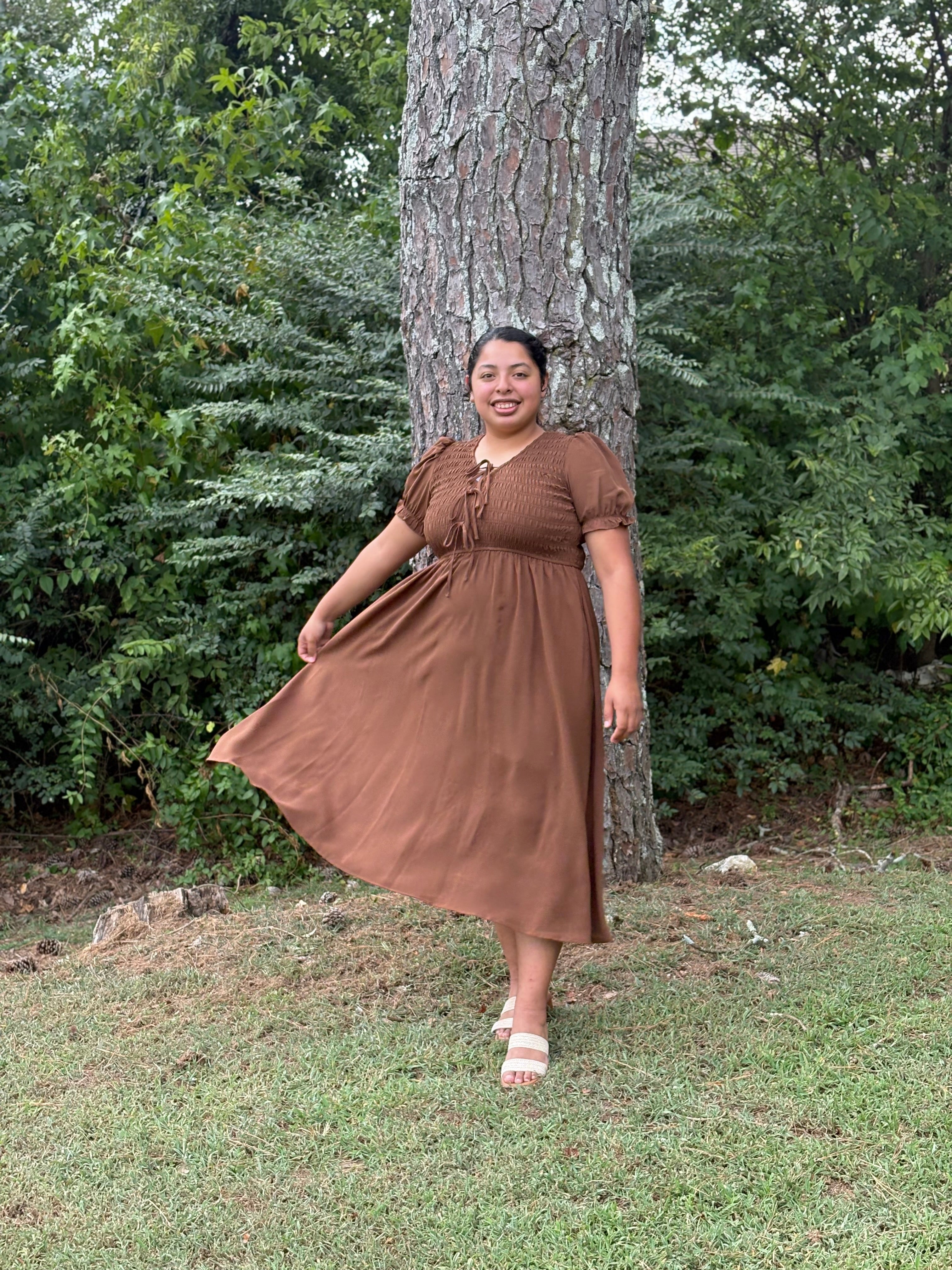 Cottage Cocoa dress – Siempre Lovable