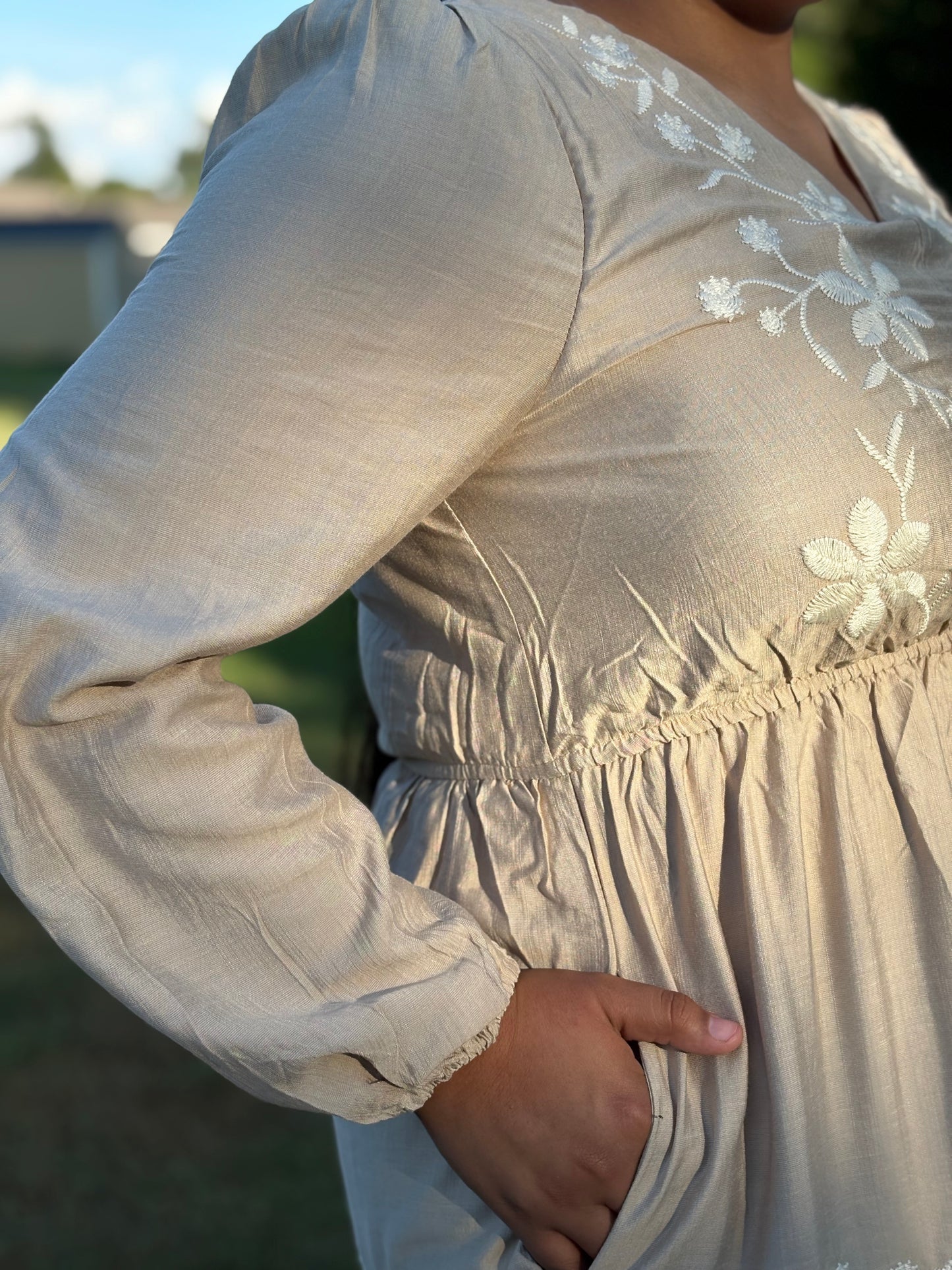 Sandstone Bloom Dress (NEW)