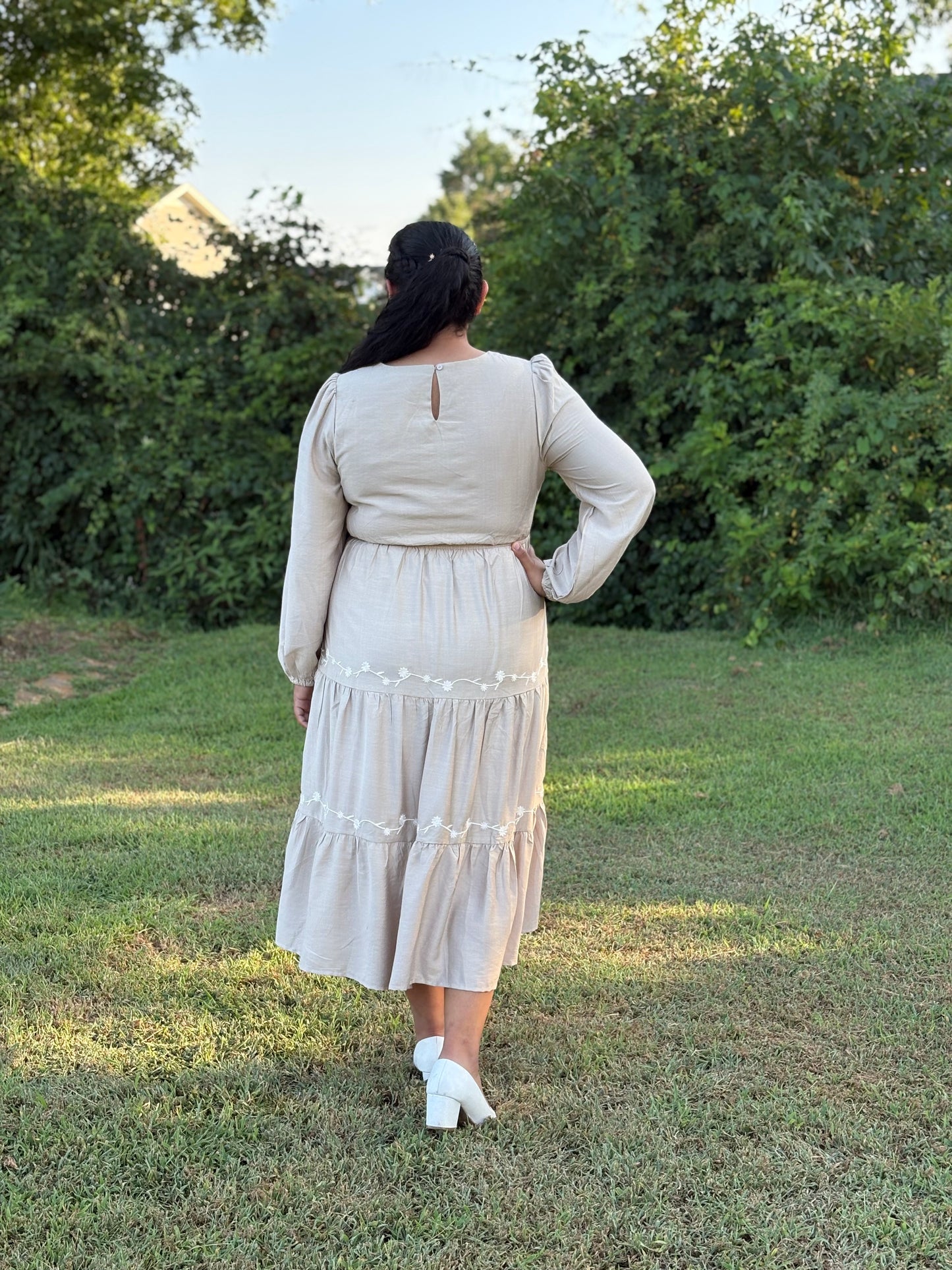 Sandstone Bloom Dress (NEW)