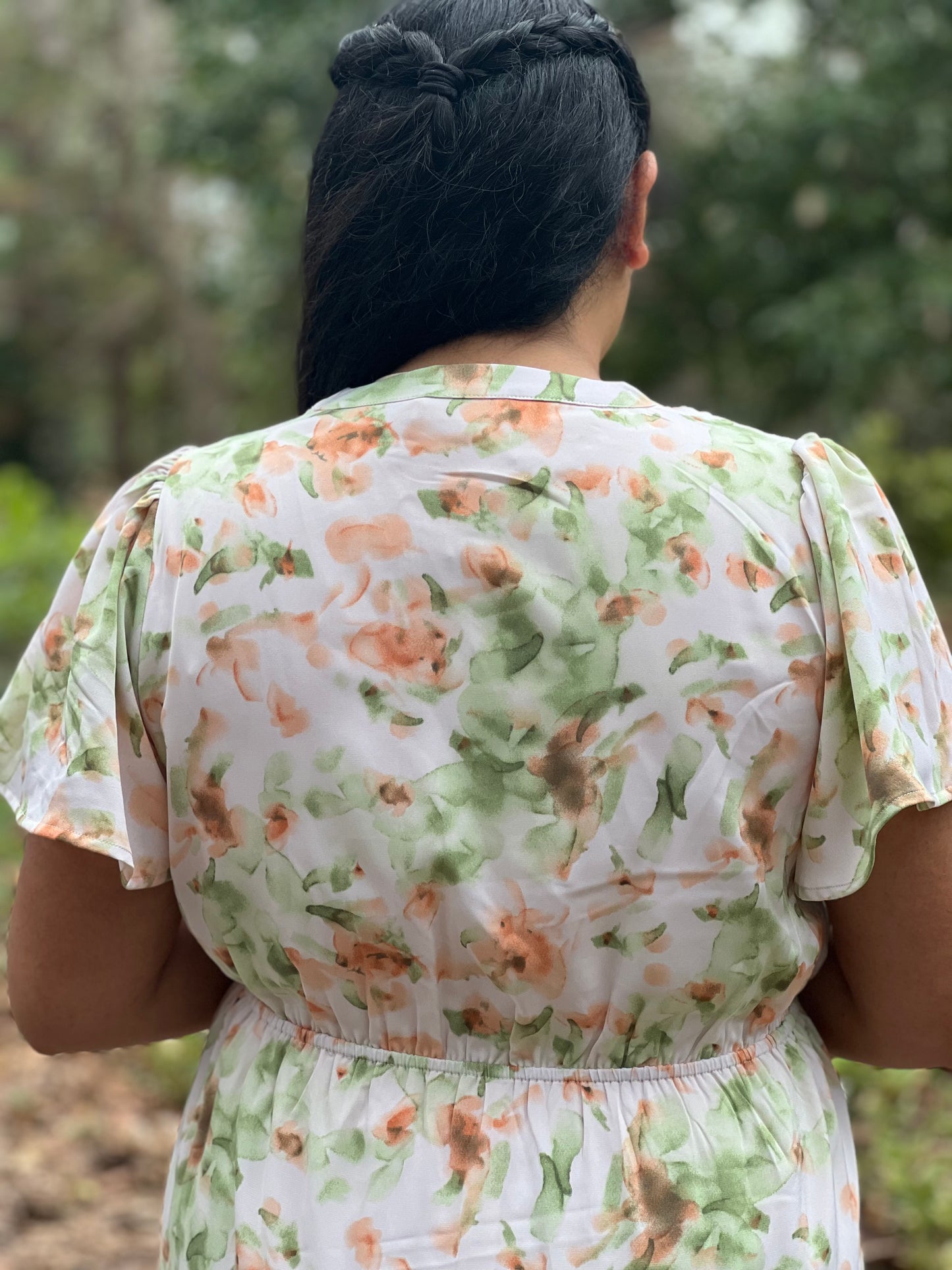 Lime Orange dress
