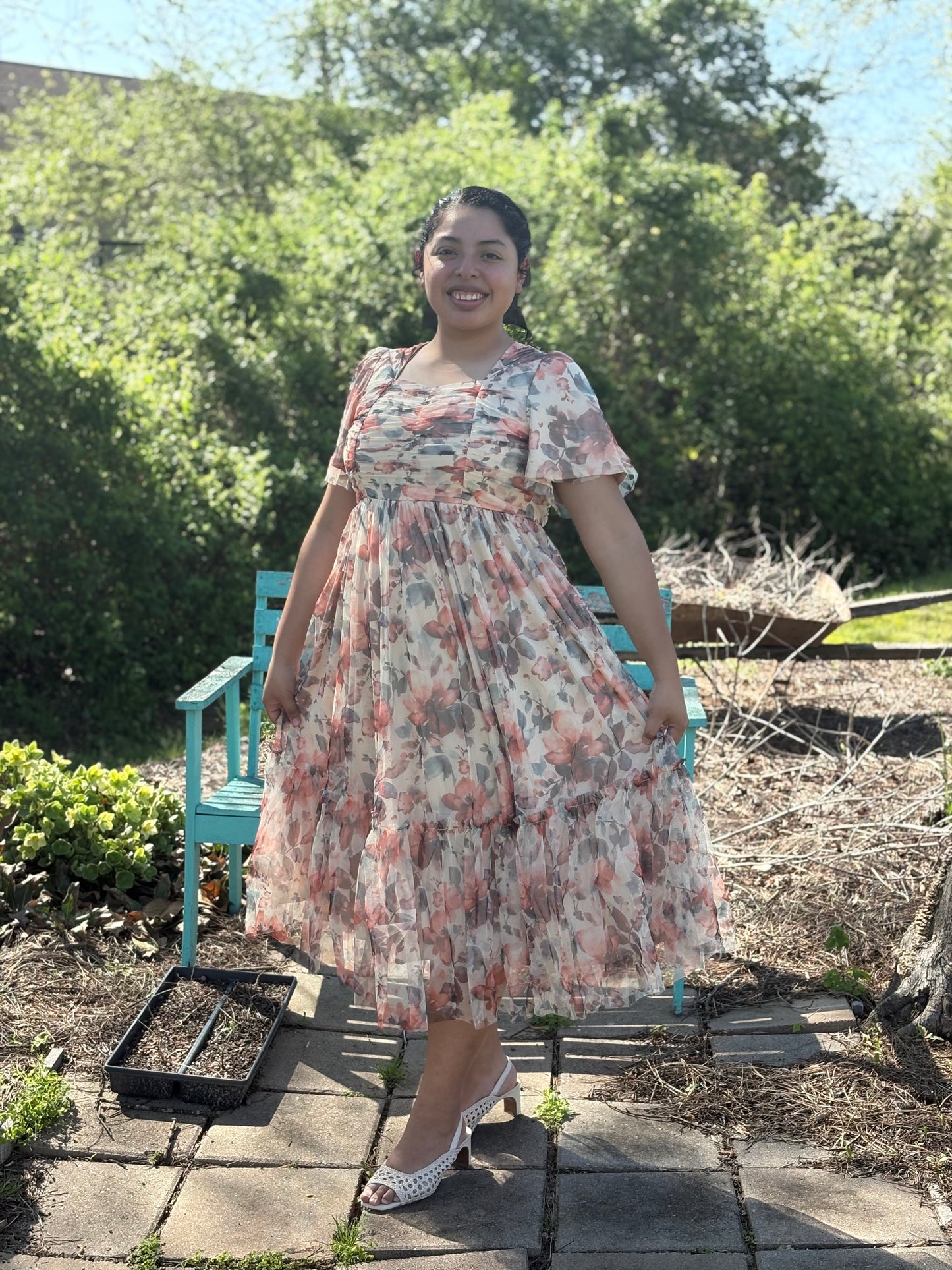 Blissful Floral Dress (NEW)