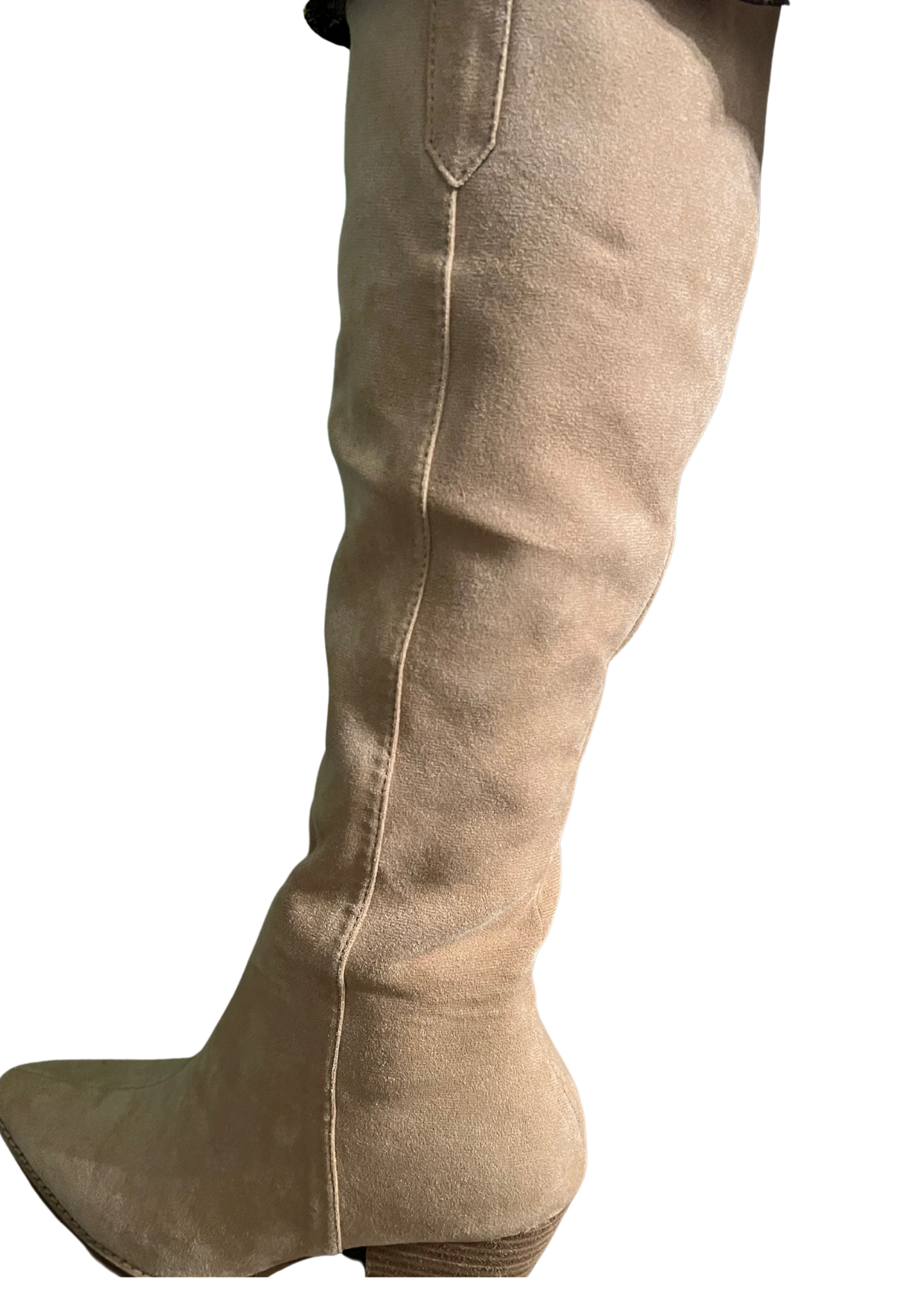 Taupe Suede Boots