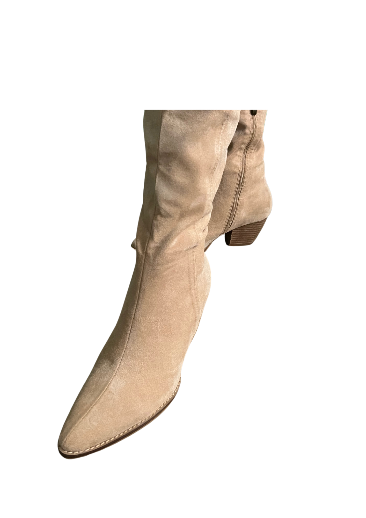 Taupe Suede Boots