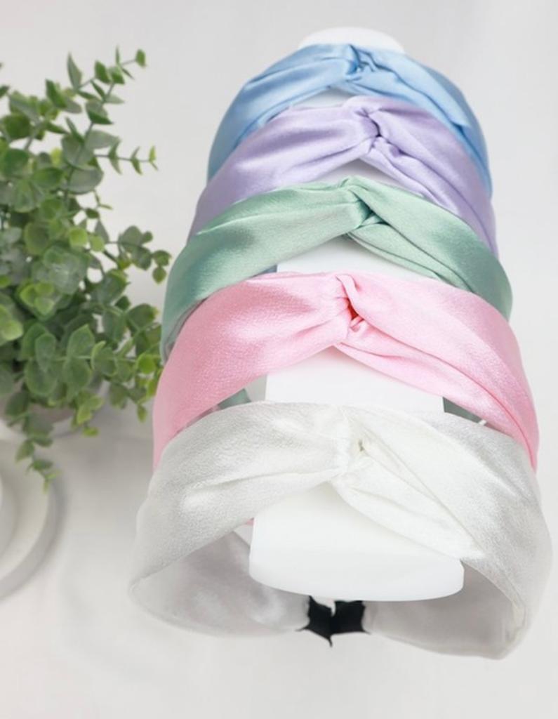 Pastel silk headband