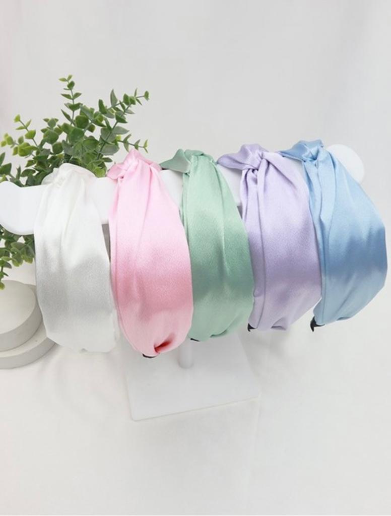 Pastel silk headband