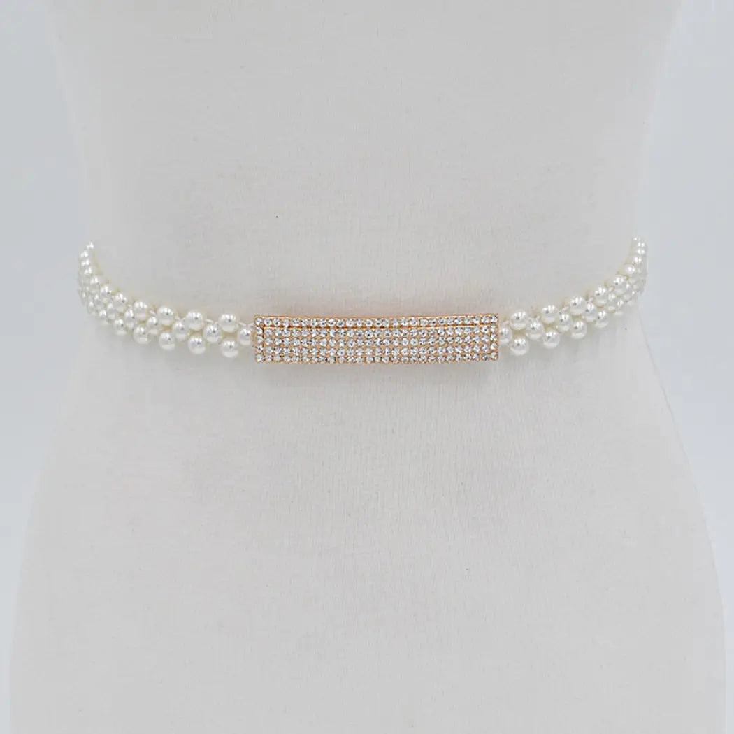 Delicate Beauty Pearl Belt
