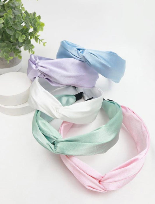 Pastel silk headband